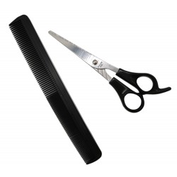 Zestaw fryzjerski nożyczki fryzjerskie + grzebień
