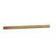 Ołówek drewniany stolarski budowlany linijka