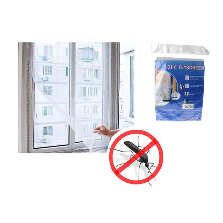 Moskitiera siatka na okno komary muchy 150 x 130 cm