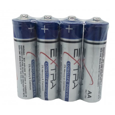 Baterie AA EXTRA LONGLIFE POWER R6 1.5V, 4 szt.