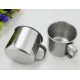 Kubek metalowy turystyczny stal nierdzewna 300 ml