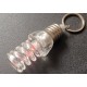 Brelok żarówka LED spirala do kluczy lampka