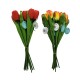 Tulipany rozwinięte bukiet 12 szt jak żywe