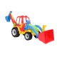 Traktor z ładowarką przednią i tylną zabawka