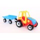 TRAKTOR z Przyczepą Zabawka Dla Dziecka 52cm