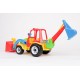 Traktor z ładowarką przednią i tylną zabawka