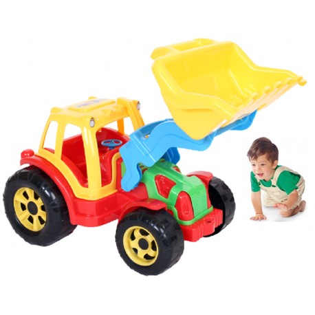 Traktor z Ładowarką Zabawka dla Dziecka 51cm