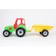 Traktor z przyczepą zabawka