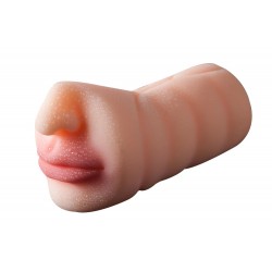 MASTURBATOR Pochwa i Usta z Zębami SEX ORALNY