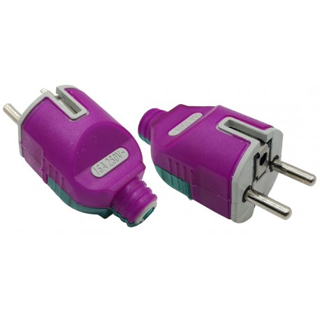 WTYCZKA ELEKTRYCZNA Prosta z uziemieniem 250V 16A