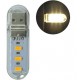 MINI Lampka Nocna 3 LED USB