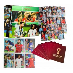 DUŻY BOX KARTY PIŁKARSKIE FIFA 2022 QATAR 36 SASZETEK 288 KART