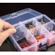 Organizer pojemnik 160x120x58mm 6 komór przegródki 16x12x5,8cm