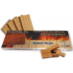 ROZPAŁKA DO KOMINKA GRILLA PIECA PODPAŁKA 40 KOSTEK