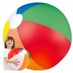 PIŁKA PLAŻOWA DMUCHANA GUMOWA DO OGRODU OGRODOWA NA BASEN WODĘ GRA ok 33cm