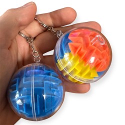 BRELOK KULKA LABIRYNT 3D CUBE Gra Zręcznościowa Logiczne