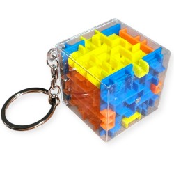BRELOK KOSTKA LABIRYNT 3D CUBE Gra Zręcznościowa Logiczna