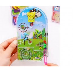 Gra Zręcznościowa Pinball Flipper Mini – Kolorowa Gra Stołowa dla Dzieci 15x9 cm
