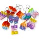 PUSH BUBBLE FIDGET POP IT Brelok antystresowy Różne wzory