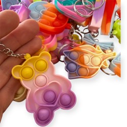 PUSH BUBBLE FIDGET POP IT Brelok antystresowy Różne wzory