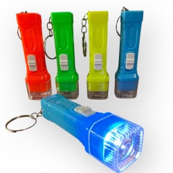 Latarka Kieszonkowa LED Mini z Brelokiem 7 cm Różne Kolory