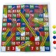 Gra planszowa Węże i Drabiny klasyczna | 2-4 graczy | edukacyjna dla dzieci | plansza + kostka + pionki