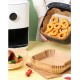 WKŁAD PAPIEROWY DO FRYTKOWNICY BEZTŁUSZCZOWEJ DO PIECZENIA AIR FRYER 100SZT