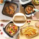 WKŁAD PAPIEROWY DO FRYTKOWNICY BEZTŁUSZCZOWEJ DO PIECZENIA AIR FRYER 100SZT