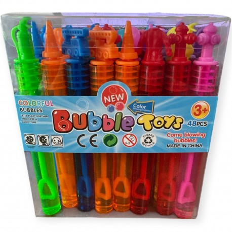 MINI Bańki Mydlane dla Dzieci 10cm STRAŻACKI MOTYW