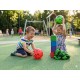 Piłka plażowa gumowa dmuchana 23cm różne kolory