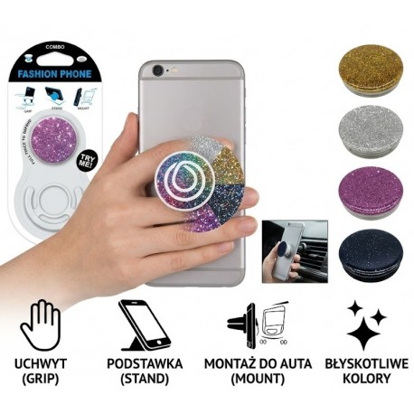 Uchwyt do telefonu na palce POPSOCKET różne wzory