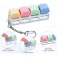 Klikacz Antystresowy Brelok Fidget 4 Switche Kliker Klawiatura Świecąca LED