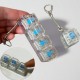 Klikacz Antystresowy Brelok Fidget 4 Switche Kliker Klawiatura Świecąca LED