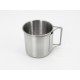 Kubek metalowy turystyczny stal nierdzewna 300 ml