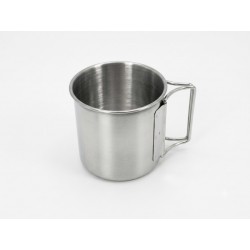 Kubek metalowy turystyczny stal nierdzewna 300 ml