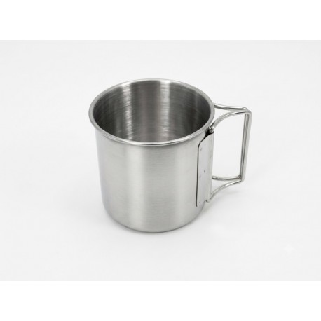 Kubek metalowy turystyczny stal nierdzewna 300 ml