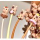 Silikonowy długopis żelowy KAPIBARA 0,5 mm czarny wkład - wygodne pisanie
