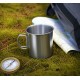 Kubek metalowy turystyczny stal nierdzewna 300 ml
